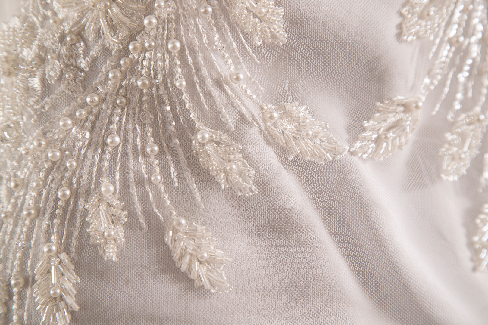 Tissu Couture Blanc en Polyester, Viscose ZC000004