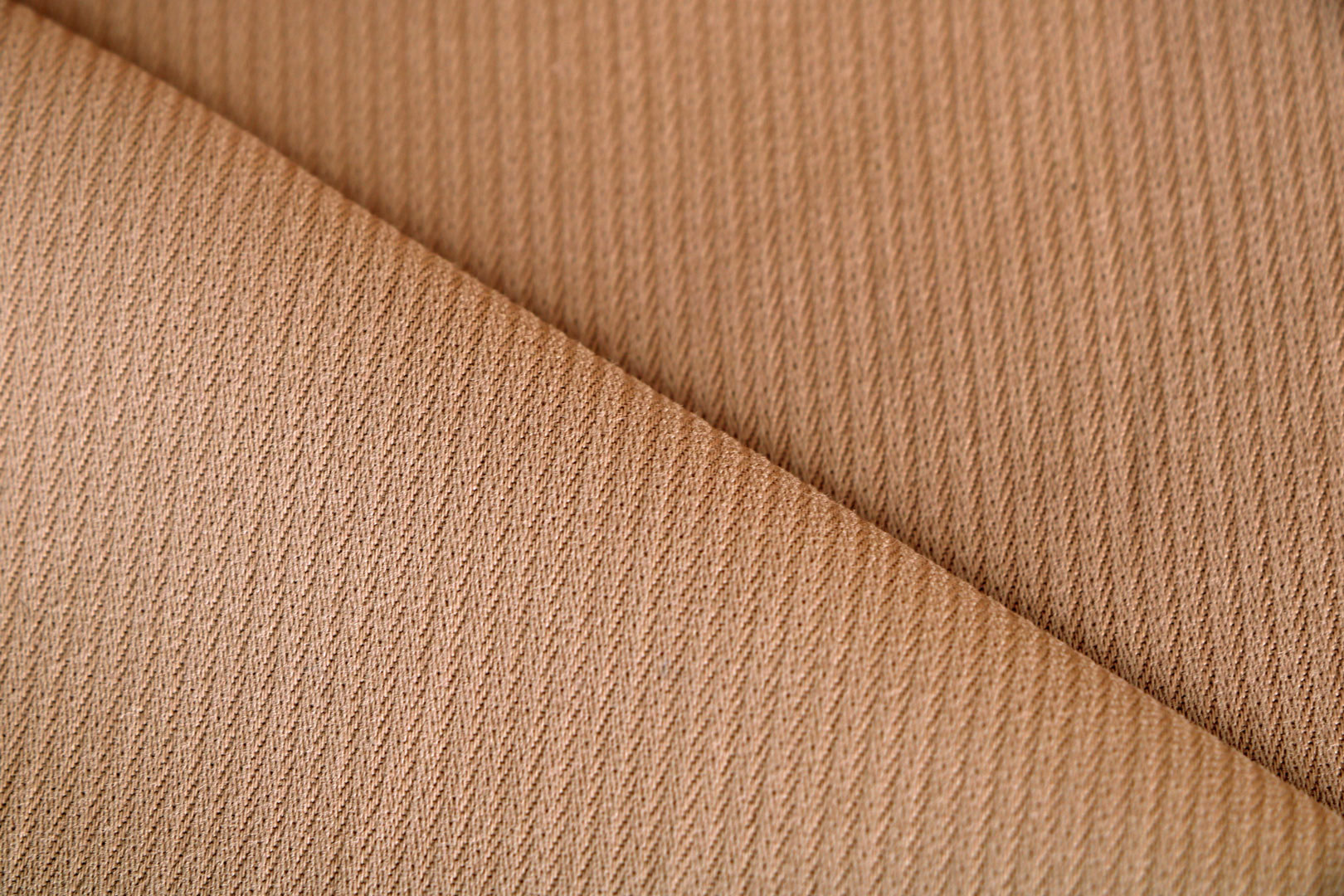Biscuit brown trouser fabric in stretch cotton | Larusmiani