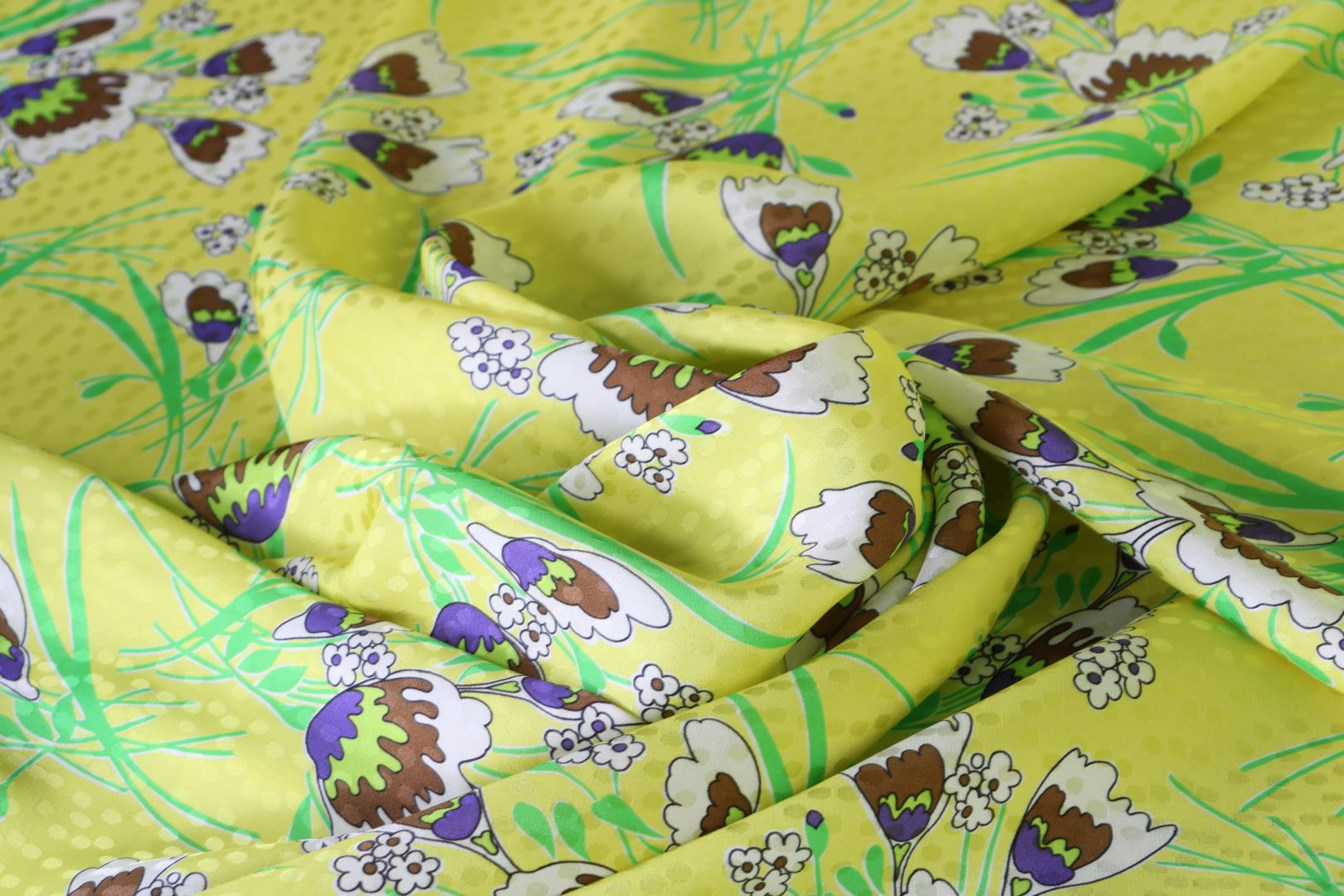 Jacquard Fiori Anni 70 ST000232