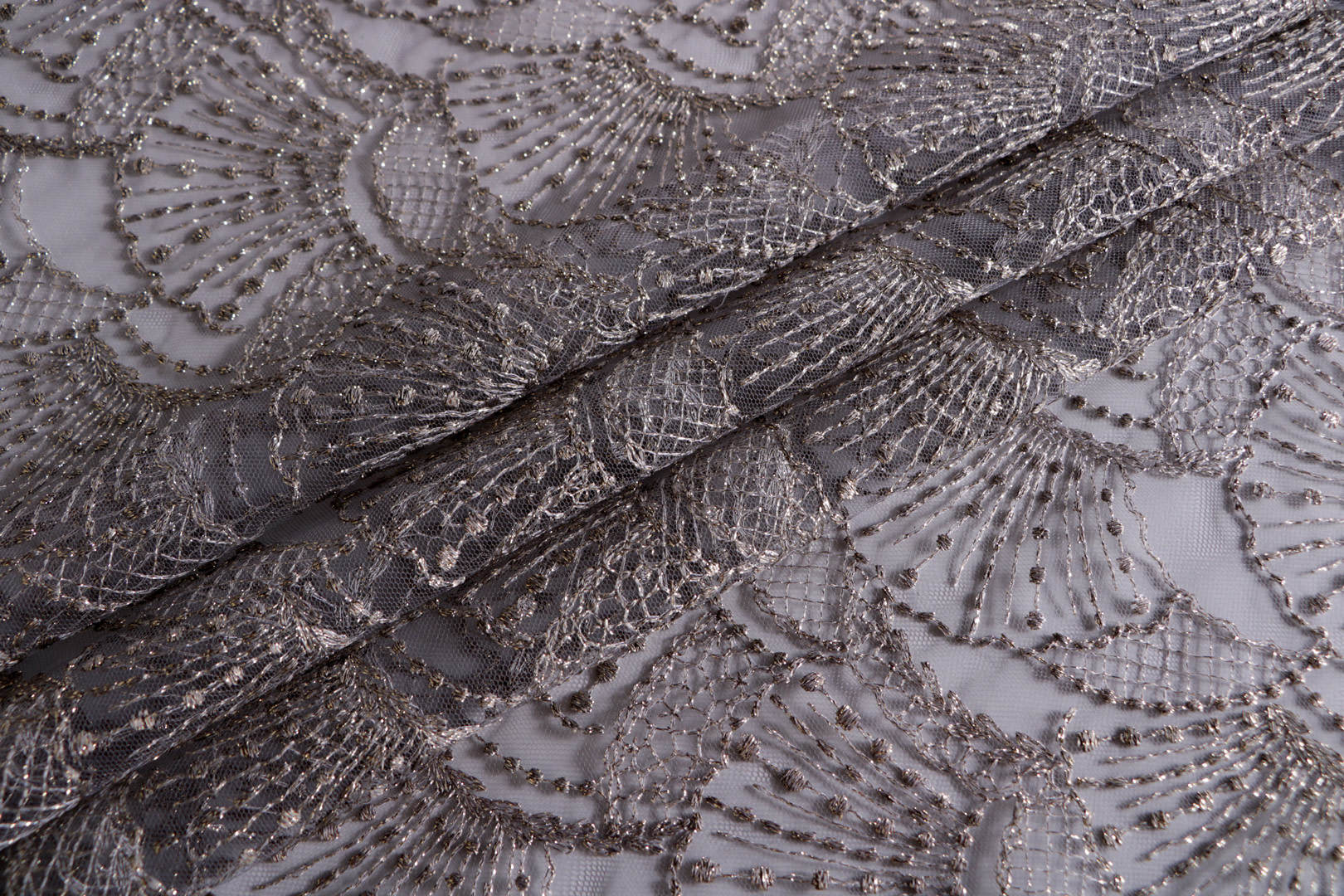 Tulle Ricamato Conchiglia TC001296