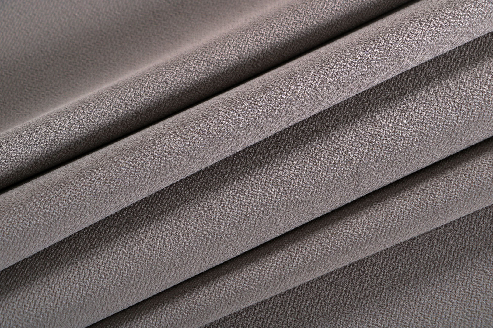 Dove Beige Polyester Crêpe Microfiber Apparel Fabric
