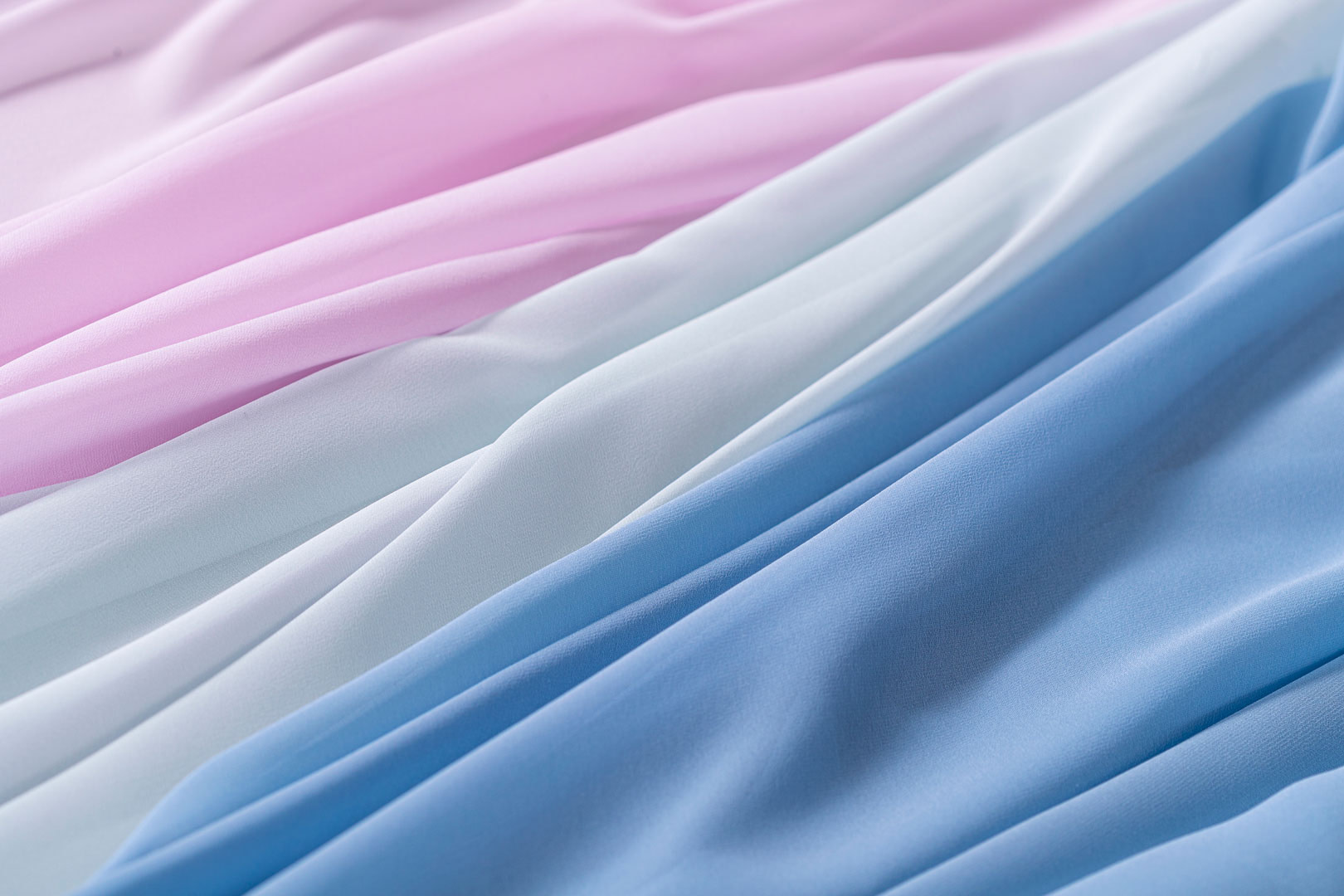 Silk georgette fabric for clothing in beautiful pastel colors | new tess