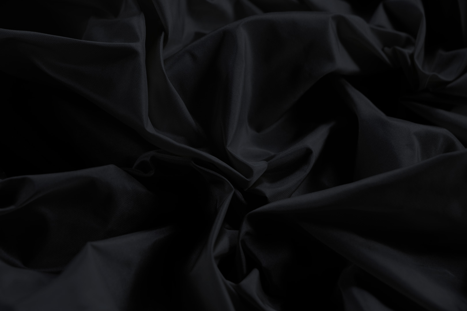 Black yarn dyed linen canvas fabric for dressmaking