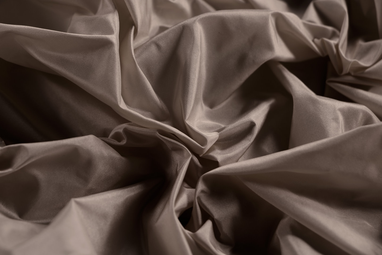 Tissu Couture Taffetas Beige Avena en Soie