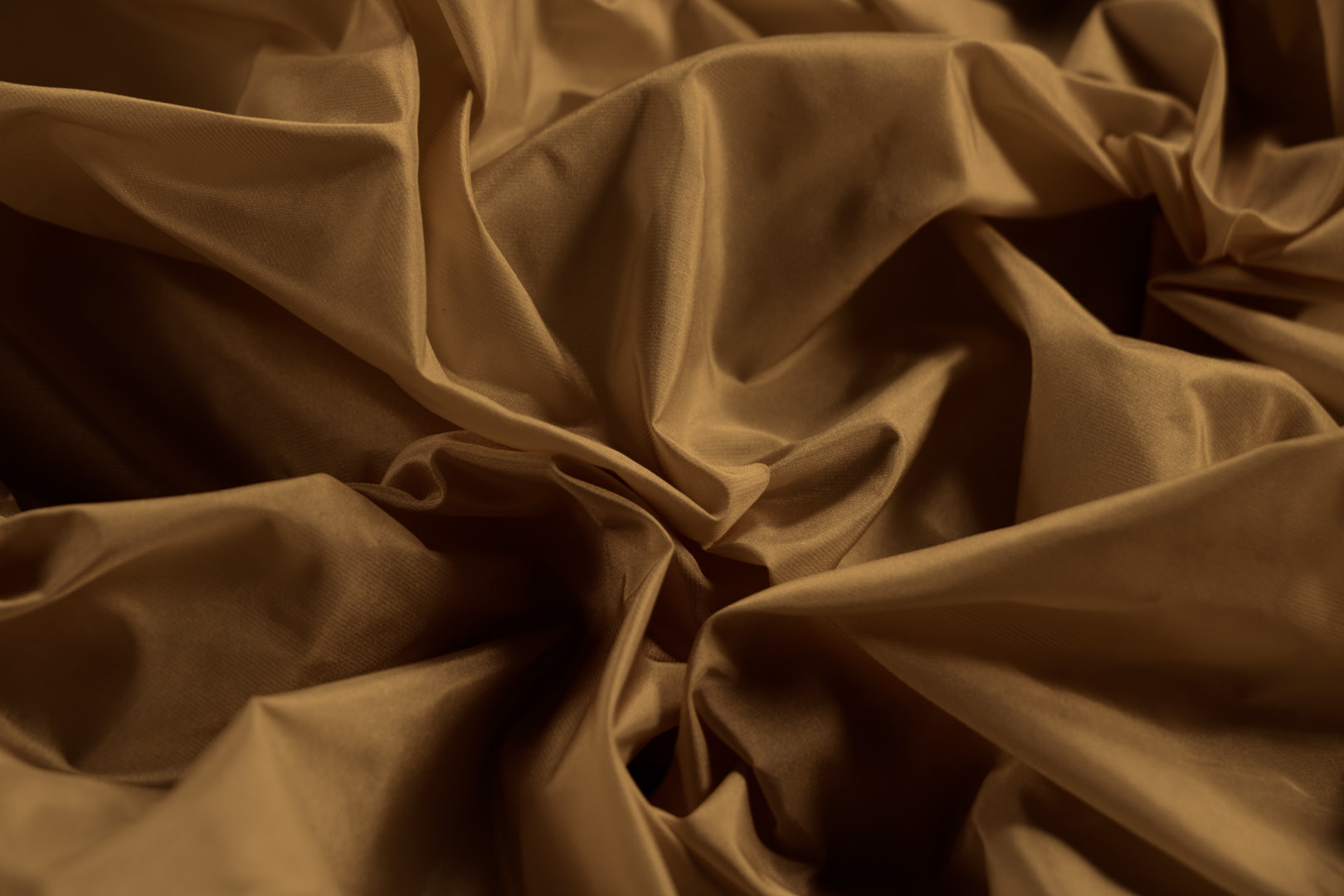 Mustard Yellow Silk Taffeta Apparel Fabric