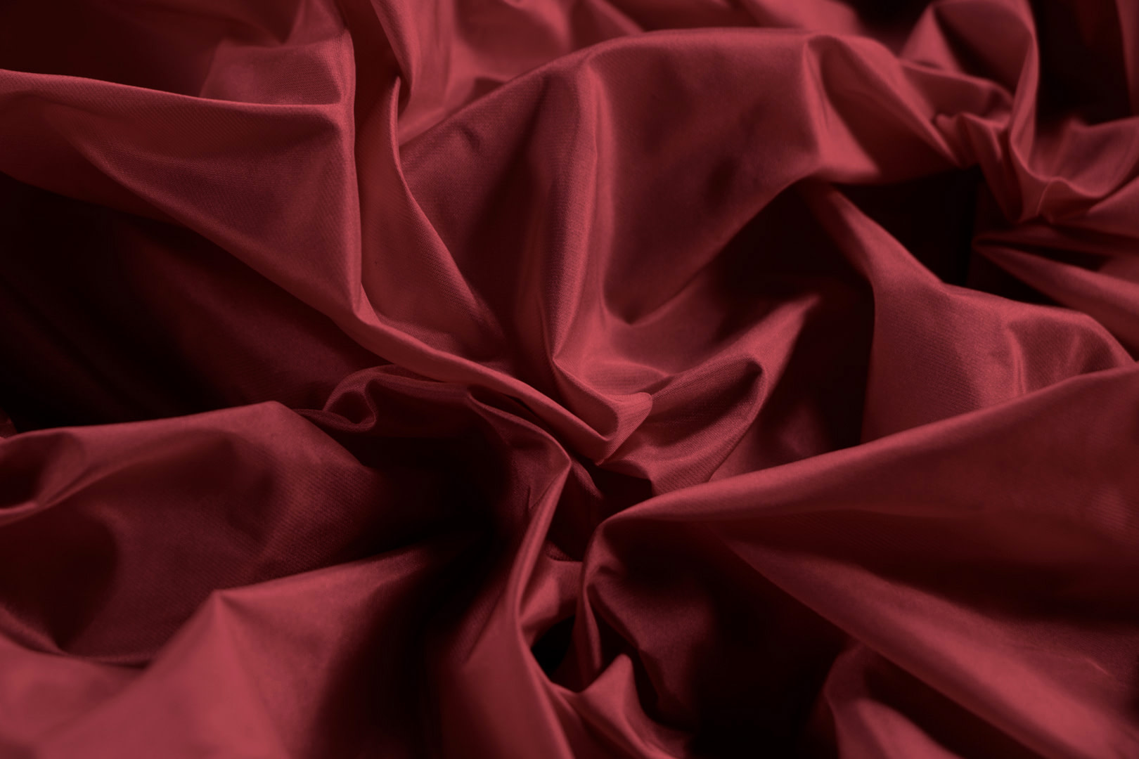 Brick Brown Silk Taffeta Apparel Fabric
