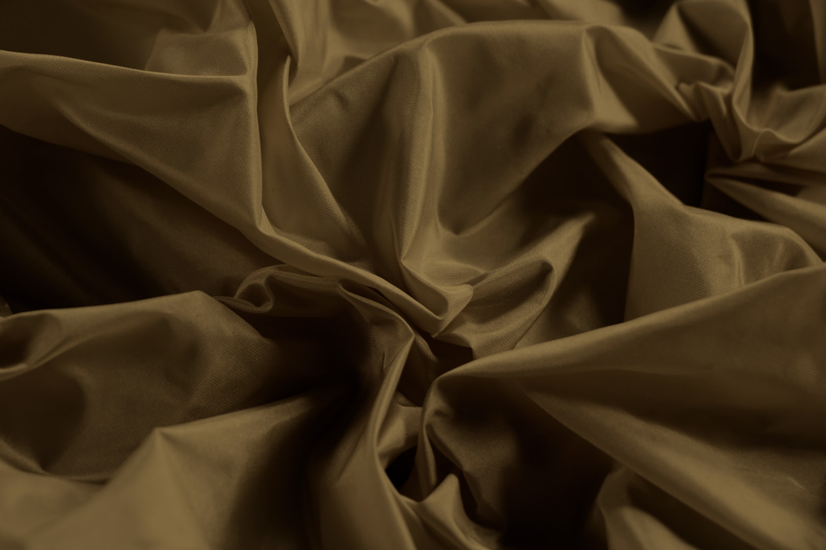 Oil Green Silk Taffeta Apparel Fabric