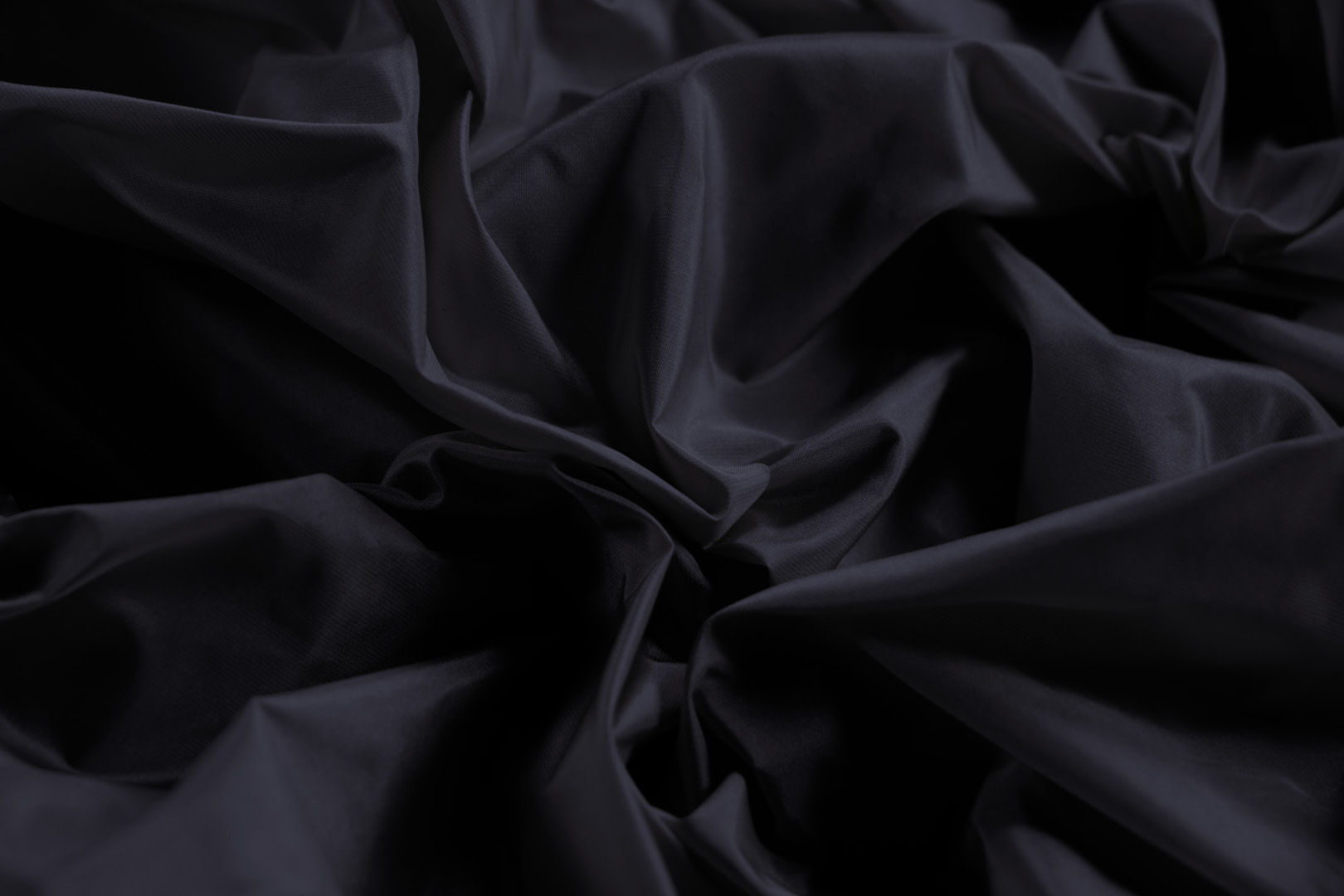 Ink Blue Silk Taffeta Apparel Fabric
