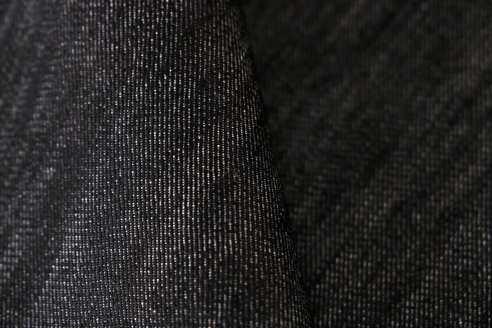 Tissu Noir en Coton pour vêtements