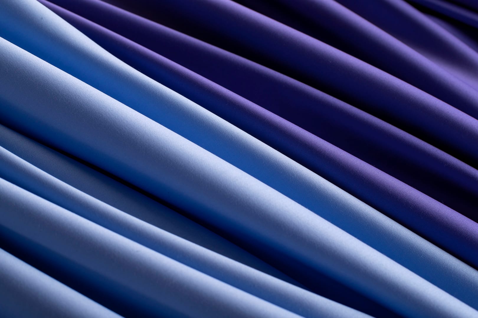 Lightweight cotton sateen stretch fabrics for clothing and fashion by the metre