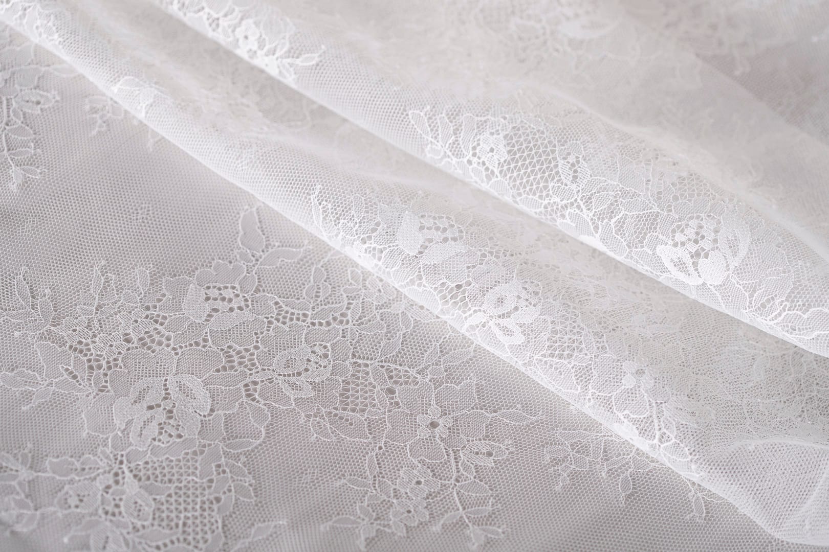 Tissu Blanc en Polyester pour vêtements