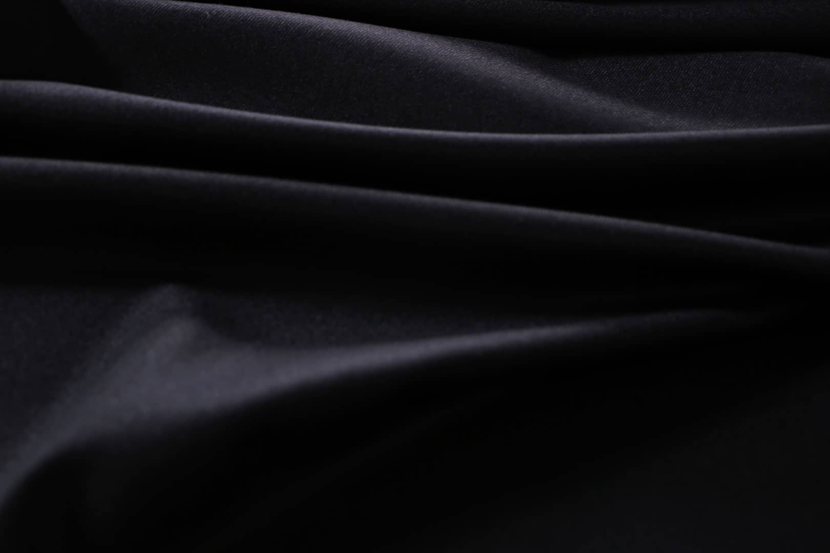 Tissu Flanelle Noir en Laine pour vêtements