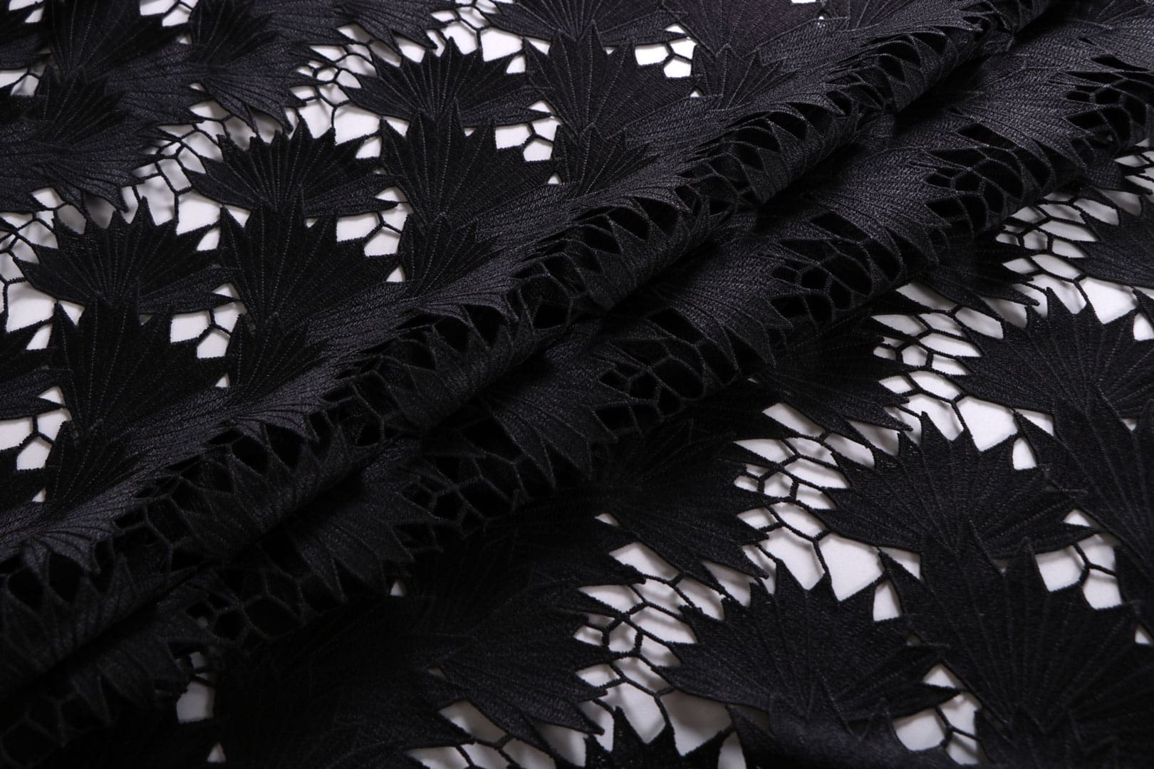 Black Polyester fabric for dressmaking