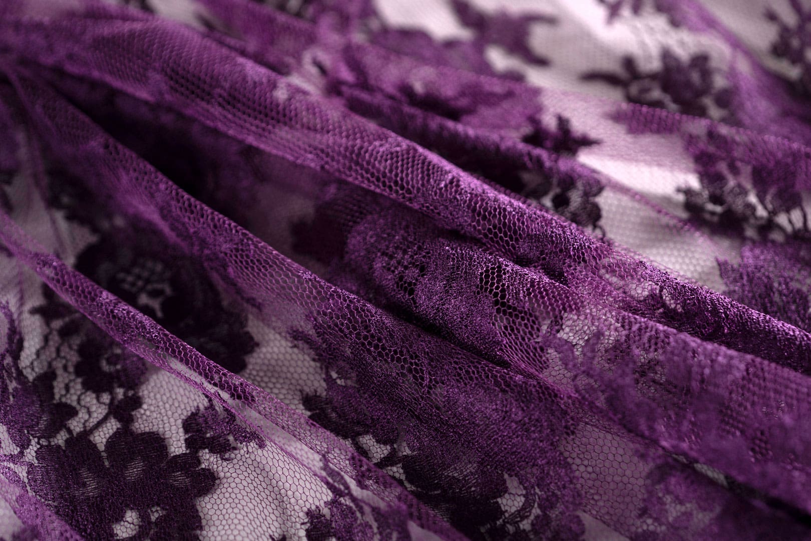 Tissu Violet en Polyester, Viscose pour vêtements