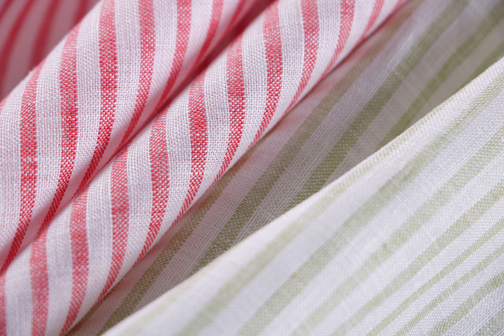 Striped linen shirting fabric | new tess