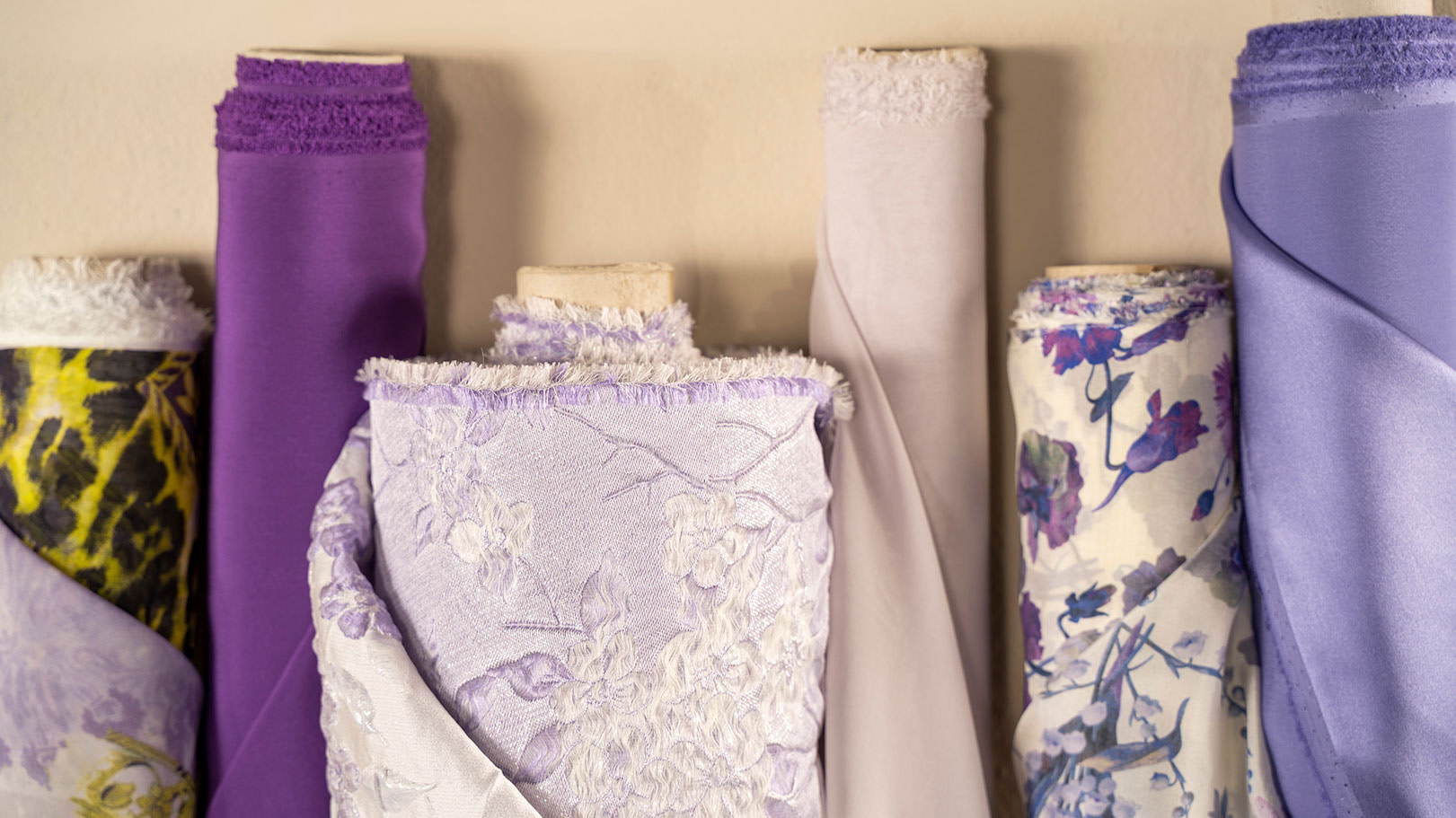 Fine apparel and high fashion purple fabrics | new tess
