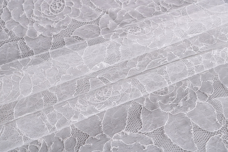 Tessuto con rifiniture in pizzo ricamato, decorazione accessori for cucire fatti a mano, 2 metri di
