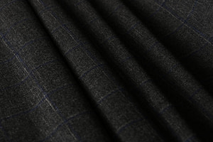 Gray Polyester, Wool fabric for dressmaking