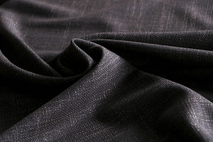Brown Silk, Wool Hopsack fabric for dressmaking
