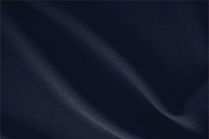 Tissu Crêpe de laine Bleu nuit en Laine pour vêtements