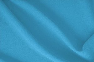Tissu Couture Crêpe de laine Bleu turquoise en Laine TC000063