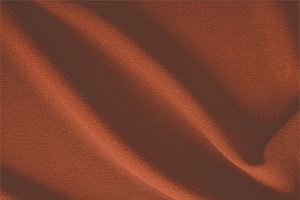Tissu Couture Crêpe de laine Marron corail en Laine TC000054