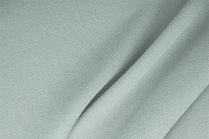 Tessuto Doppia Crepella di Lana Blu Opale in Lana per abbigliamento