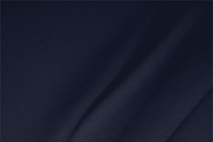 Tissu Couture Double crêpe de laine Bleu nuit en Laine TC000080