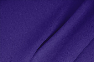 Tissu Couture Double crêpe de laine Violet pétunia en Laine TC000082