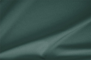 Tissu Gabardine Stretch Vert ottanio en Laine, Polyester, Stretch pour vêtements