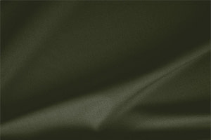 Tessuto Gabardine Stretch Verde Militare in Lana, Poliestere, Stretch per Abbigliamento TC000147