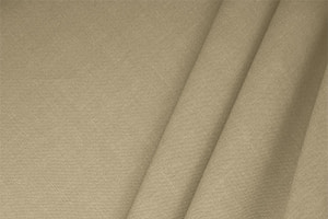 Sand Beige Linen, Stretch, Viscose Linen Blend Apparel Fabric