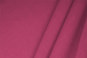 Cyclamen fuchsia linen blend fabric for dressmaking