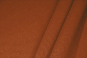 Brick Brown Linen, Stretch, Viscose Linen Blend Apparel Fabric
