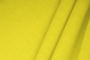 Lemon Yellow Linen, Stretch, Viscose Linen Blend fabric for dressmaking