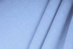 Light blue linen blend fabric for dressmaking