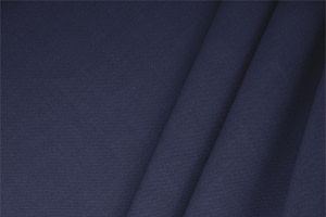 Denim Blue Linen, Stretch, Viscose Linen Blend fabric for dressmaking