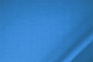 Ocean Blue Linen, Stretch, Viscose Linen Blend Apparel Fabric
