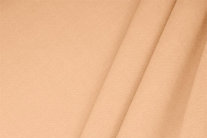 Tissu Couture Mélange de lin Orange pêche en Lin, Stretch, Viscose TC000198