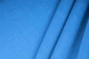 Electric Blue Linen, Stretch, Viscose Linen Blend Apparel Fabric
