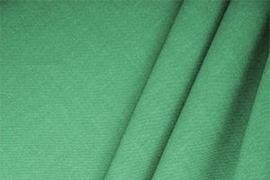 Emerald Green Linen, Stretch, Viscose Linen Blend Apparel Fabric