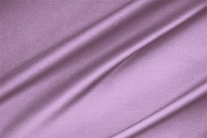 Tessuto Rasatello di Cotone Stretch Viola Lilla in Cotone, Stretch per abbigliamento