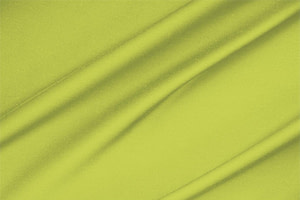 Tessuto Rasatello di Cotone Stretch Verde Acido in Cotone, Stretch per abbigliamento