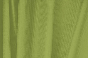 Tissu Piquet Stretch Vert cèdre en Coton, Stretch pour vêtements