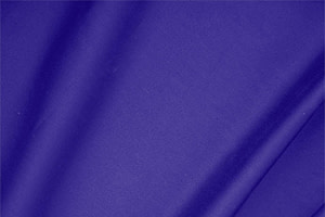 Tessuto Raso Di Cotone Stretch Iris per Abbigliamento