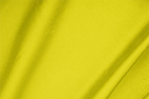 Tissu Couture Satin de coton stretch Jaune citron en Coton, Stretch TC000302