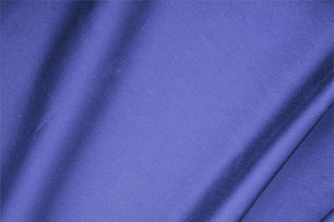 Tissu Couture Satin de coton stretch Bleu saphir en Coton, Stretch TC000319