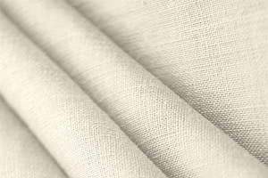 Ivory White Linen Linen Canvas fabric for dressmaking
