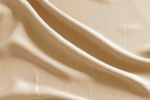 Tessuto Microfibra Fluida Beige Biscotto in Poliestere per Abbigliamento TC000426