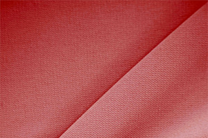Tessuto Microfibra Crêpe Rosso Carminio in Poliestere per Abbigliamento TC000468
